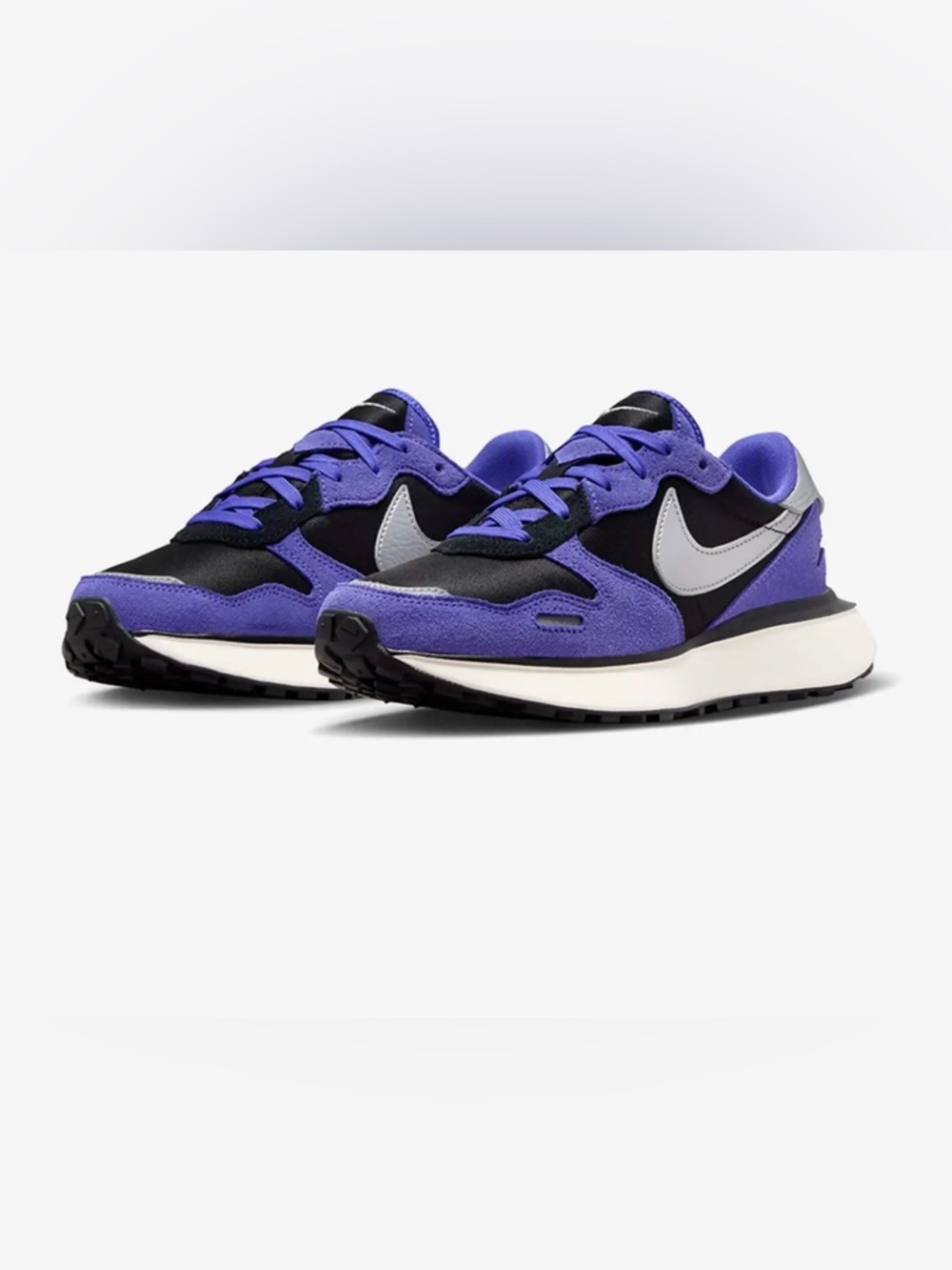 Nike Women's Phoenix Waffles Sneakers Persian Violet/Blacks